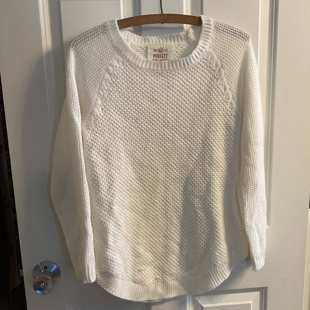 Size Medium SO White Sweater